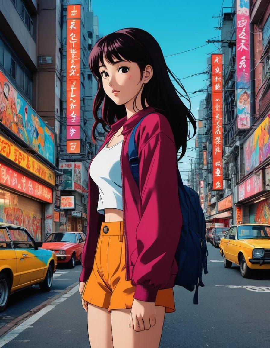 A vibrant visual journey showcasing the evolution of hentai, featuring dynamic scenes of comic panels transitioning into animated frames. Include diverse characters in various artistic styles, like classic manga to contemporary animation, set against a backdrop of playful colors and urban landscapes. Highlight elements like graffiti and tech gadgets to emphasize modern culture influence. super-realistic. vibrant colors. cinematic.